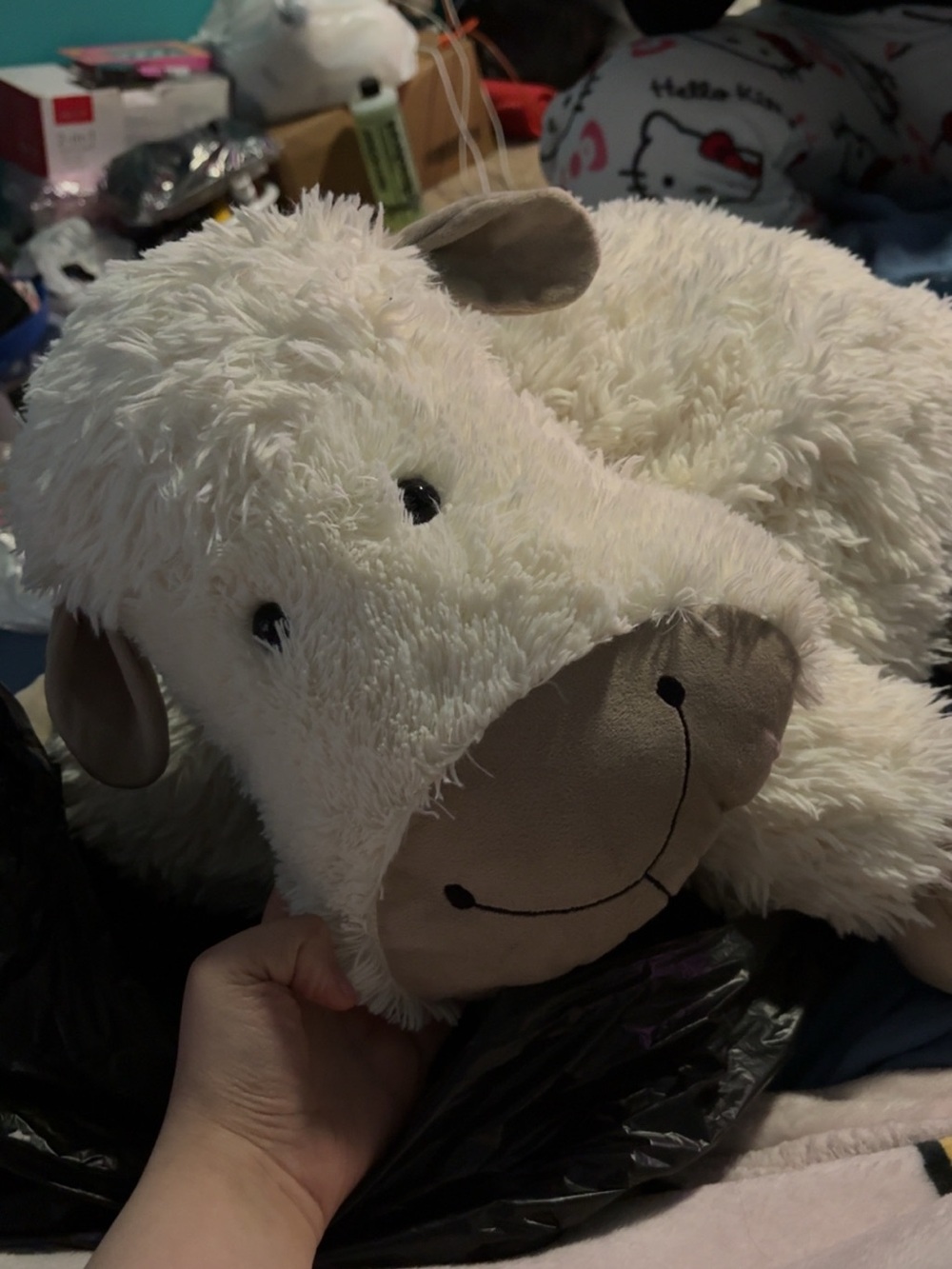 Jellycat Plush Lamb Pillow Large Retired